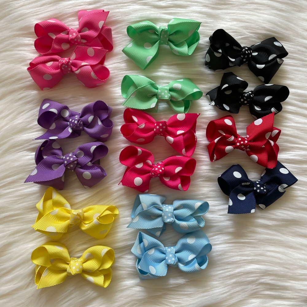 Hair bow lot
